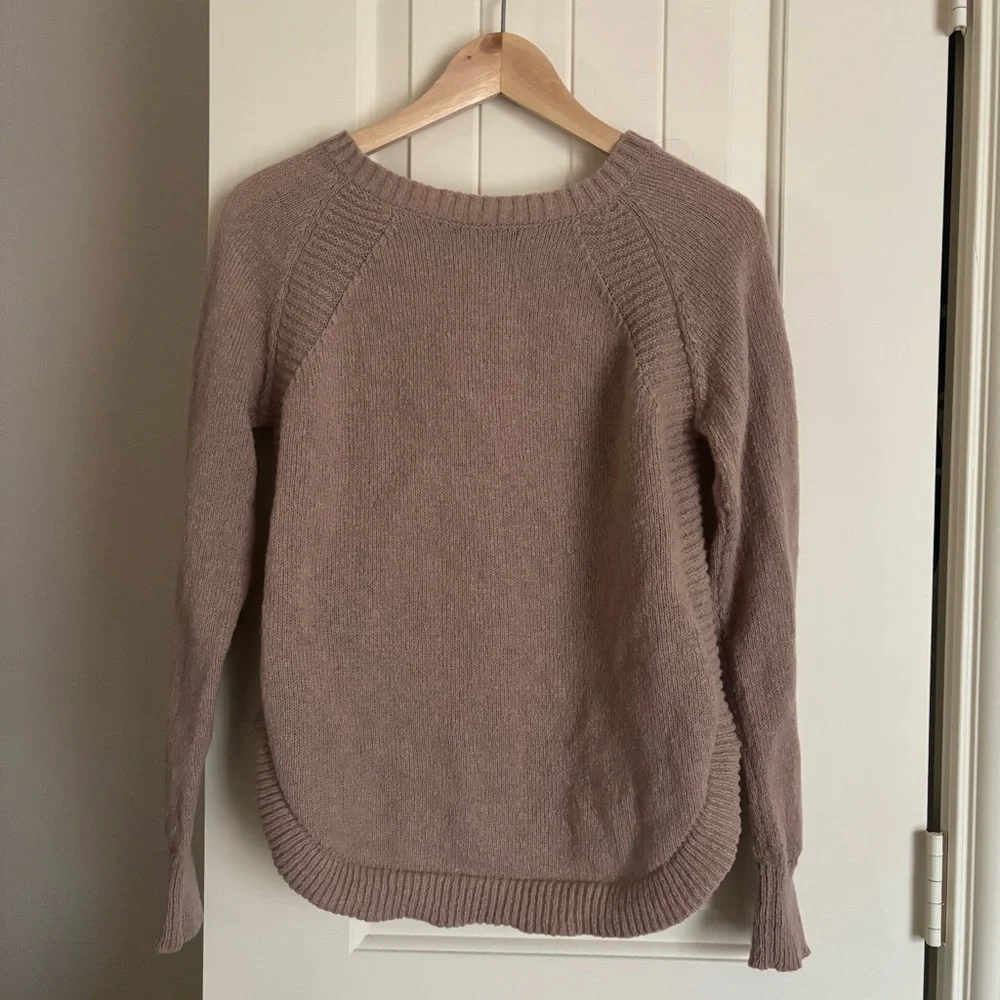 Women's Tan Sweater - Picture 2 of 5